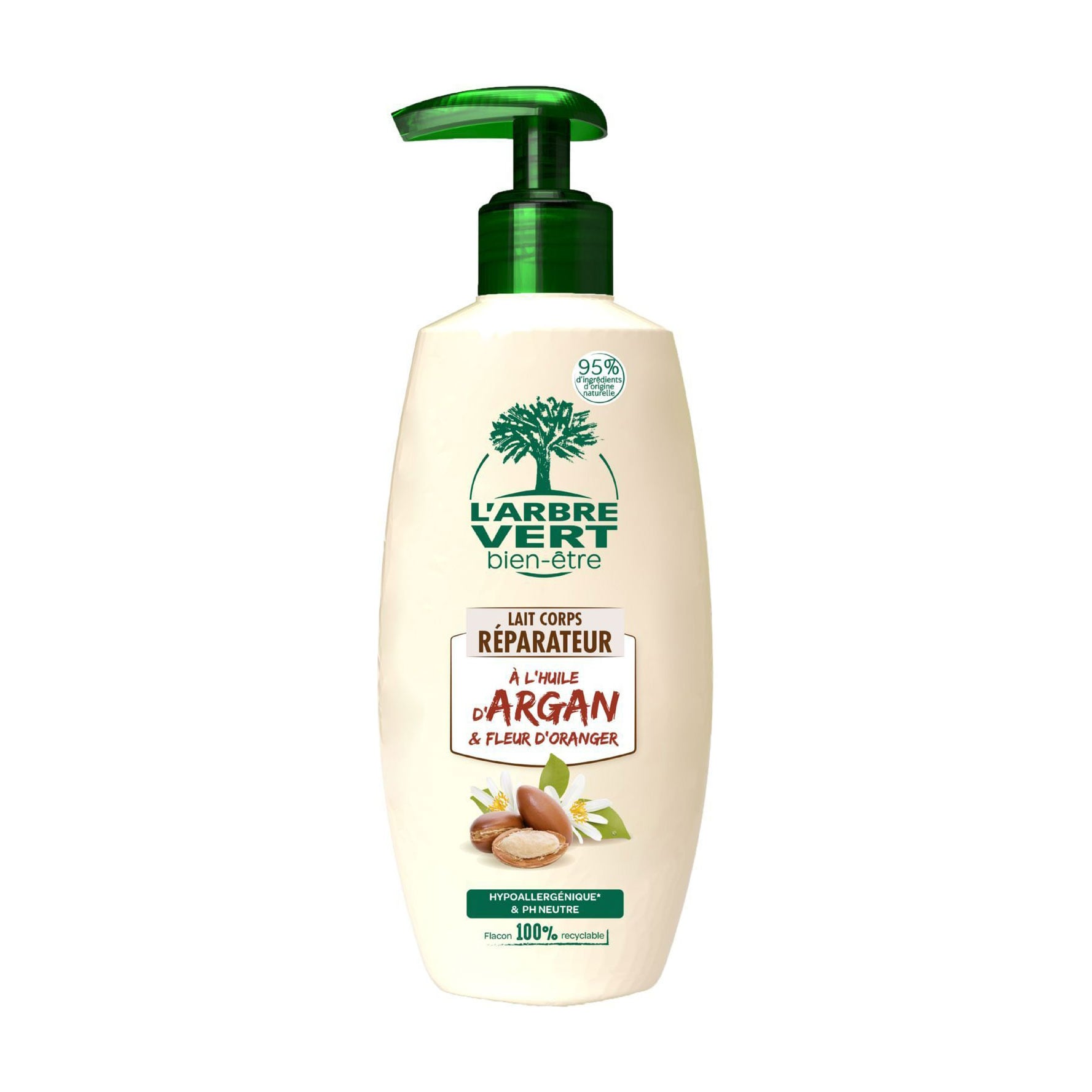 Відновлювальне молочко для тіла L'Arbre Vert Body Milk з аргановою олією, 250 мл